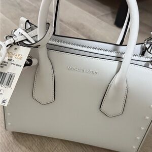 Michael Kors Optic White Satchel